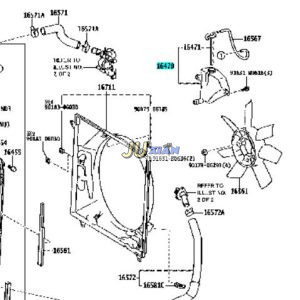 16470-30040 TANK ASSY,RADIATOR RESERVE KDJ150