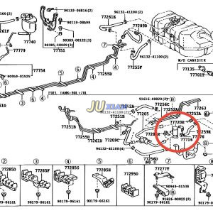 VALVE ASSY, FUEL TANK SOLENOID RETURN Part number: 7772060010